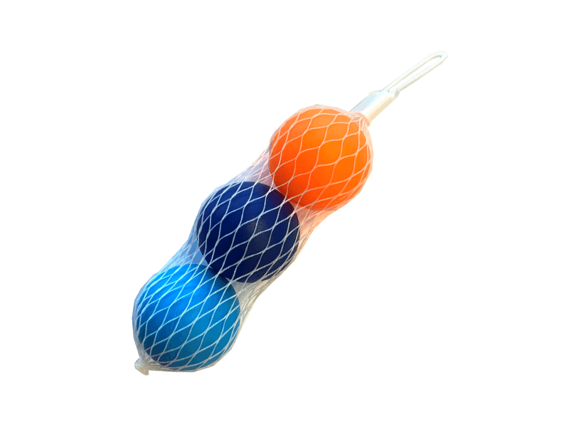 Beach ball 3 in net