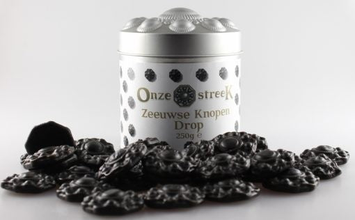 Storage Tin Zeeland Button Licorice (200 grams)