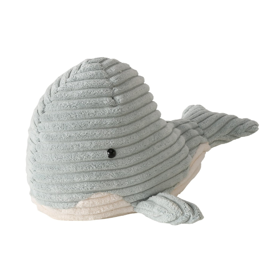 Doorstop wally whale - h 17.5 cm