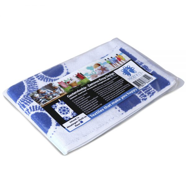 Guest towel Zeeland button