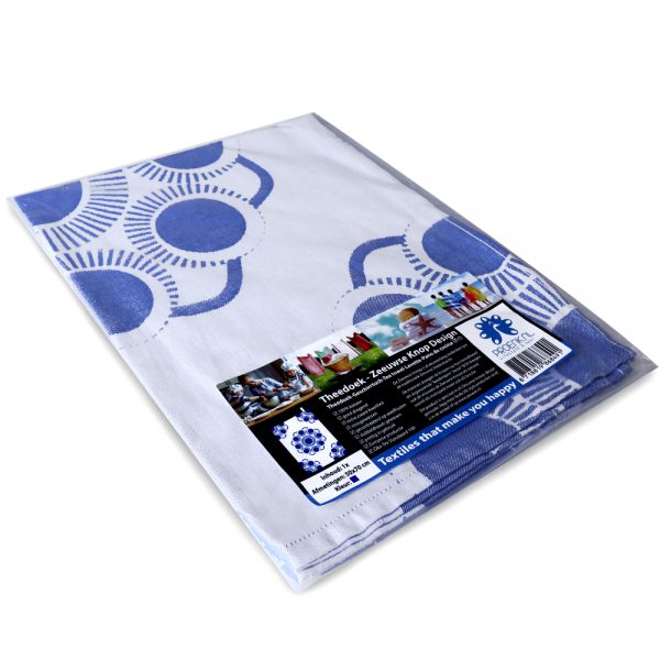 Zeeland button tea towel