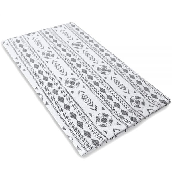 Tea towel Zeeland apron fabric black/white