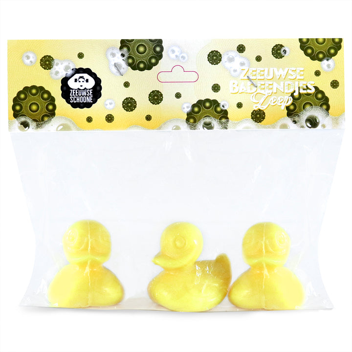 Guest soap rubber ducks yellow (3 pieces)