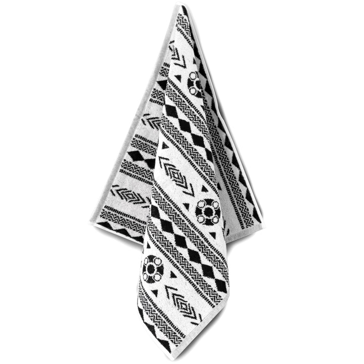 Hand and kitchen towel Zeeland apron print black/white