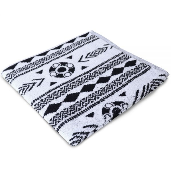 Hand and kitchen towel Zeeland apron print black/white