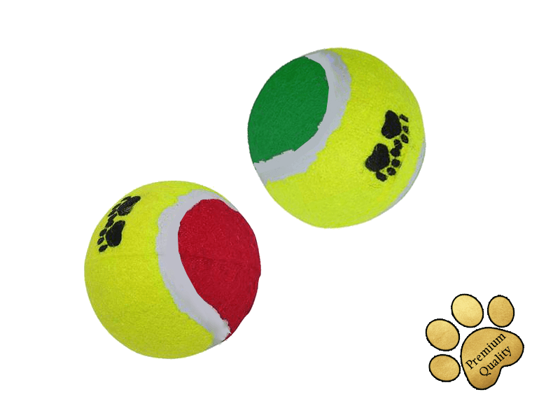 Dog tennis ball premium set of 2