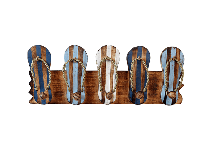 Coat rack slippers with hanging hooks