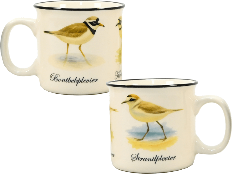 Mok 225 ml 3 plevieren strandvogels