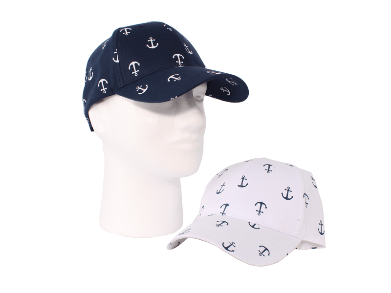 Cap with anchor navy
