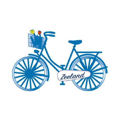 Keychain Zeeland bicycle