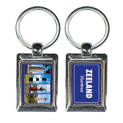 Zeeland keychain with lighthouses
