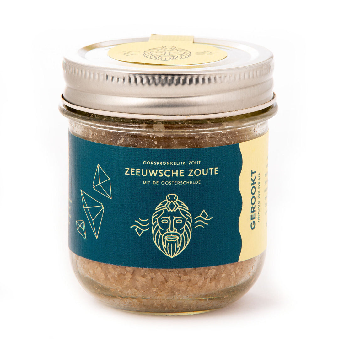 Zeeland Smoked Salt jar 100 grams