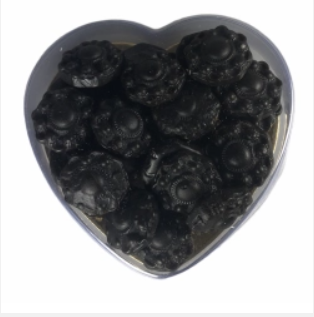 Zeeland button licorice heart 150 grams