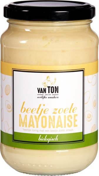 Beetje zoete mayonaise van ton