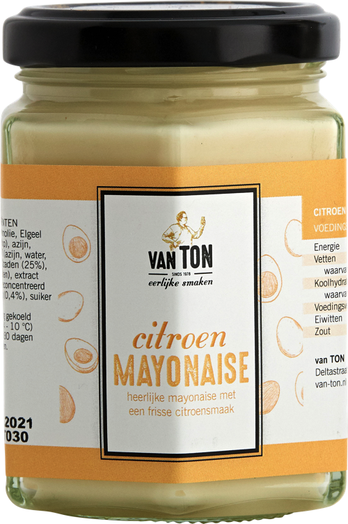 Citroen mayonaise van ton