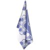Theedoek Zeeuwse knop wit blauw