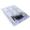 Theedoek Zeeuws schortebont wit blauw foto 3