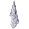 Theedoek Zeeuws schortebont wit blauw