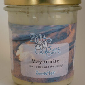 Zilte oogst zeewier mayonaise