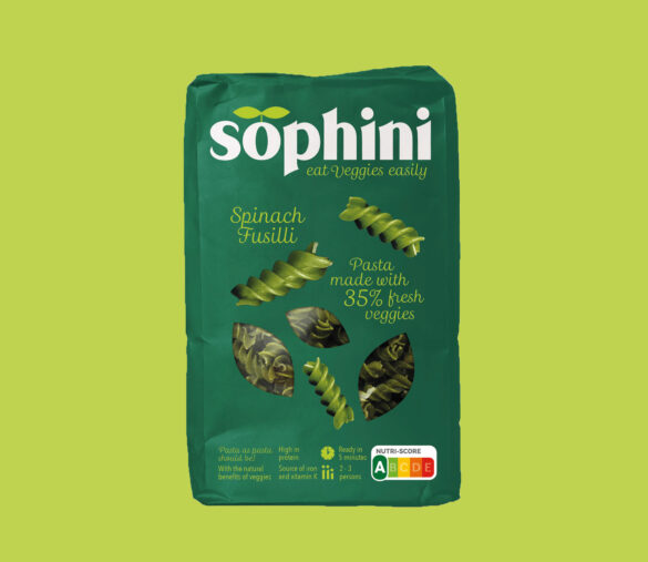 Sophini zeeuwse pasta spinazie fusili 250 gr