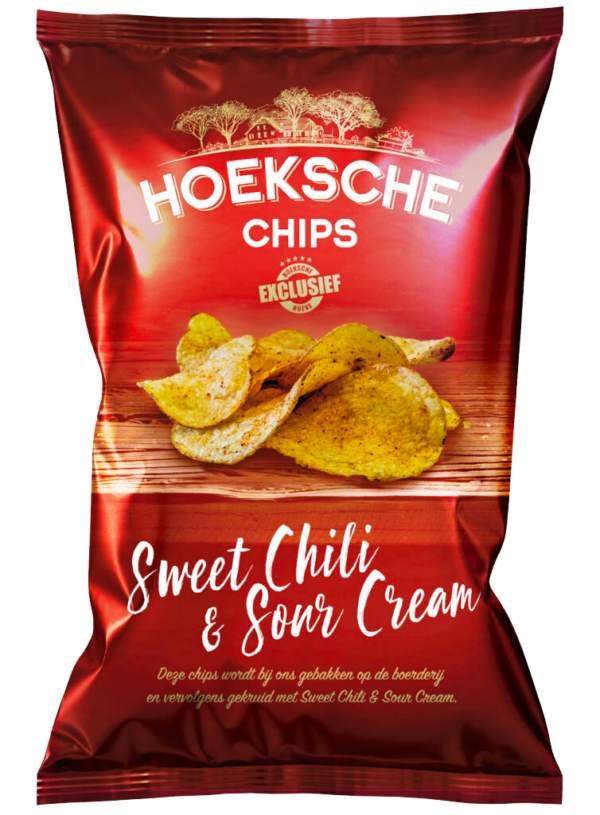 Hoeksche chips sweet chili en sour cream