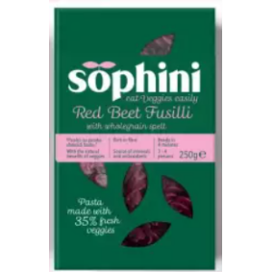 Sophini groentepasta 250 gram rode biet verpakking