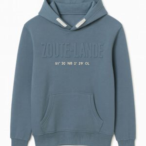 Hoodie zoutelande blauw