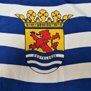 Vlag 45 x30 cm Zeeland Zoutelande met stok