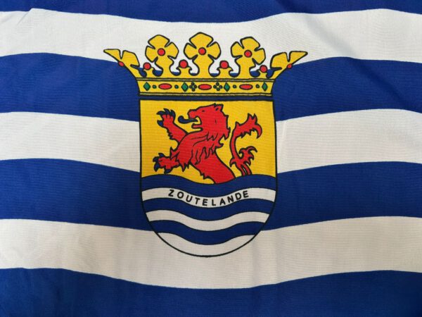 Vlag 45 x30 cm Zeeland Zoutelande met stok